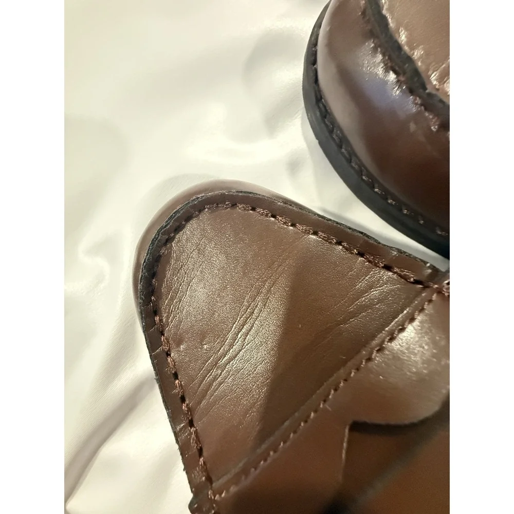 J.Crew Kids Brown Penny Loafers Youth Size 13 Slip On Dress Shoes Preppy School